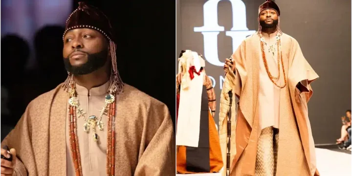 Moment Davido makes surprise entry at Lagos Fashion Week 2024