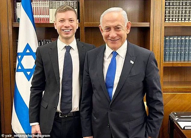 Where's Bibi's boy? Israeli soldiers blast Benjamin Netanyahu's son Yair, 32, for 'abandoning' them by staying in Miami while 360,000 reservists are called up to fight against Hamas'