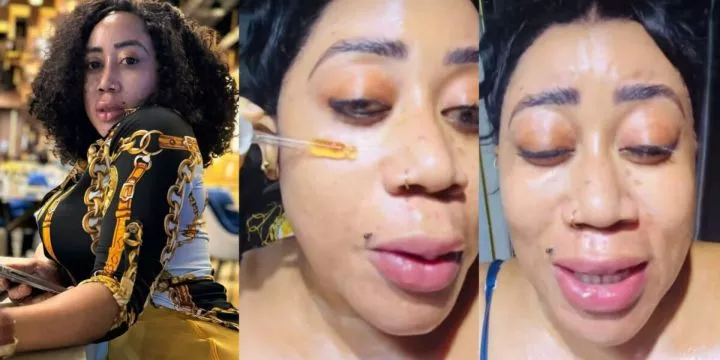 Concern trails new video of Moyo Lawal complaining about her frontals