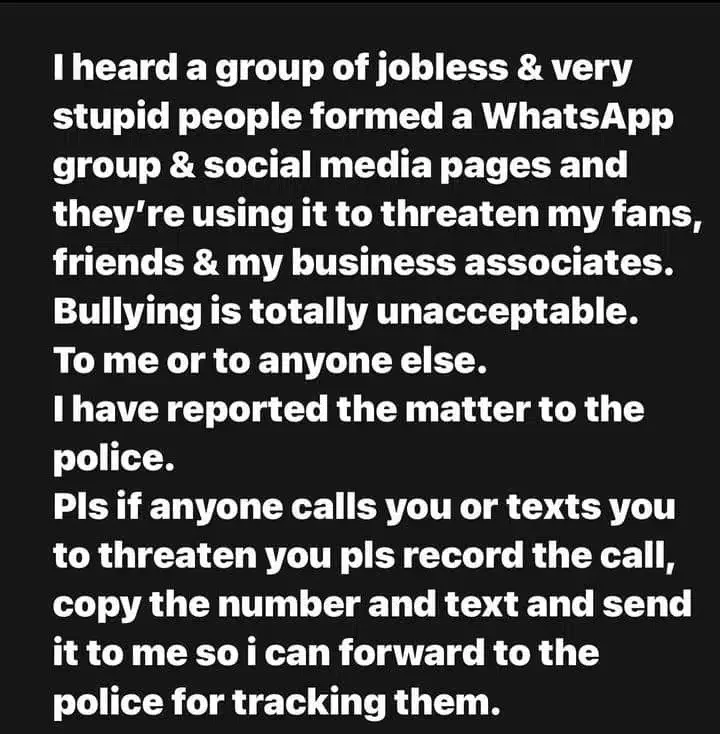 Yul Edochie offers N1 million reward to anyone with information on those threatening Judy Austin and his children