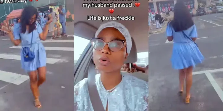 Nigerian woman dances in video unaware that husband would die the next day, on daughter's birthday