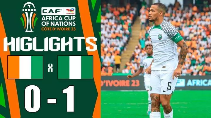 Ivory Coast 0 - 1 Nigeria (Jan-18-2024) Africa Cup of Nations 2023 Highlights