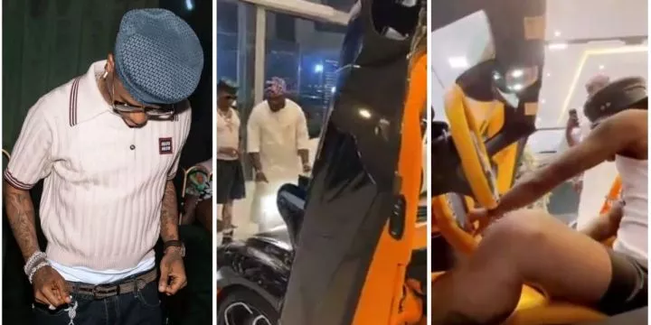 Excitement as Wizkid acquires 2024 McLaren 750S