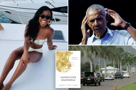 Lady claims her Secret Service agent lover invited her to Obamas' Hawaii mansion and they had s3x in former first lady's bathroom