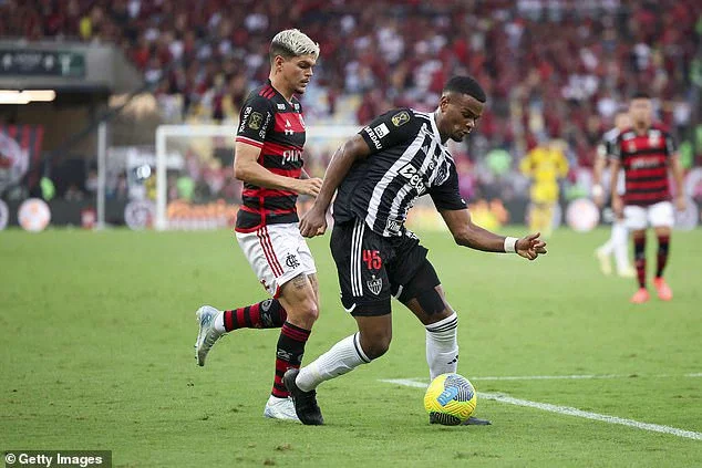 Midfielder Alisson (right) is Atletico Mineiro's youngest ever starter in the Copa Libertadores