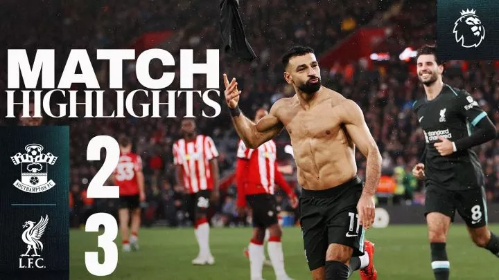 Southampton 2 - 3 Liverpool (Nov-24-2024) Premier League Highlights