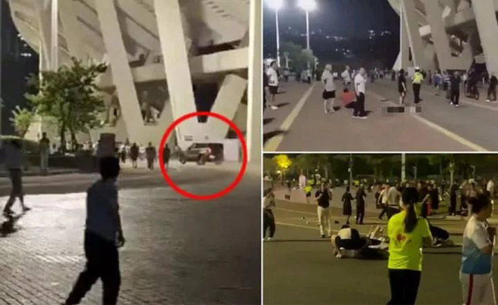 Driver who was upset about his divorce intentionally rams into crowd and kills 35 people in China (photos/video)