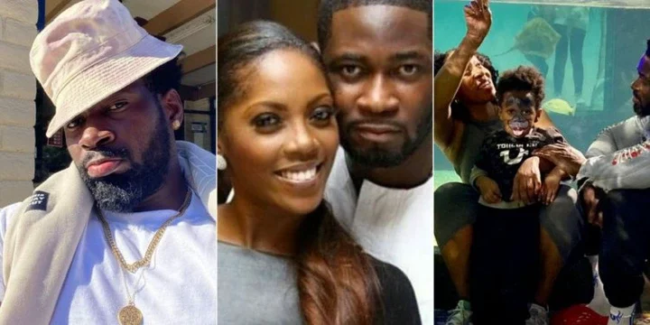 Tiwa Savage's ex-husband, Teebillz sends a shout-out to both his baby mamas