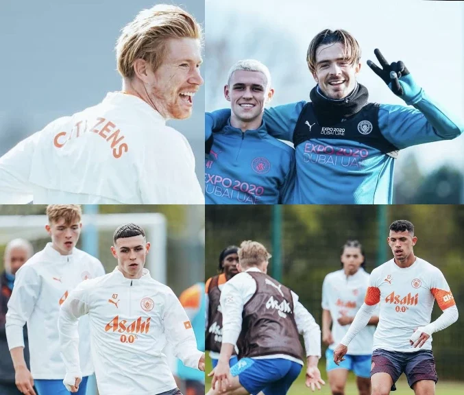 3 Key Players That Were Present At Man City's Training Session.