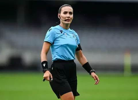 Emanuela Rusta, a female referee -- Getty