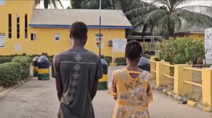 Delta police arrest girl alongside her boyfriend over murd�r of her 10-year-old sisiter in Delta (video)