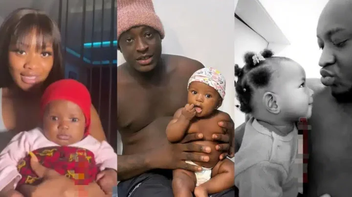 Carter Efe finally unveils his little baby