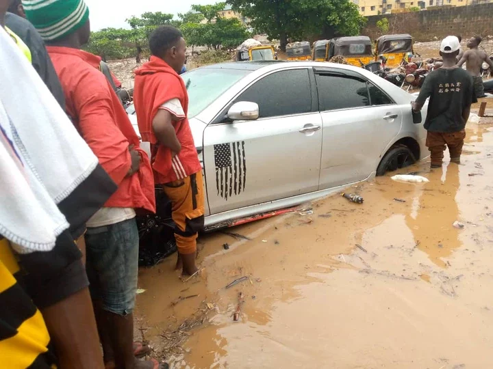 Rain, floods hit Lagos (Photos)