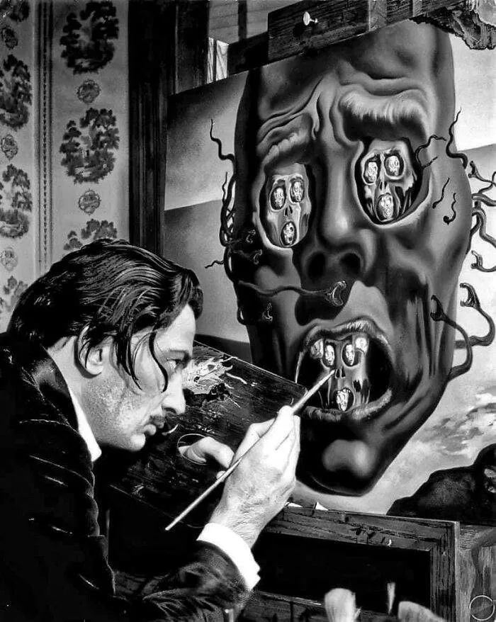 Salvador Dali Painting 'The Face Of War