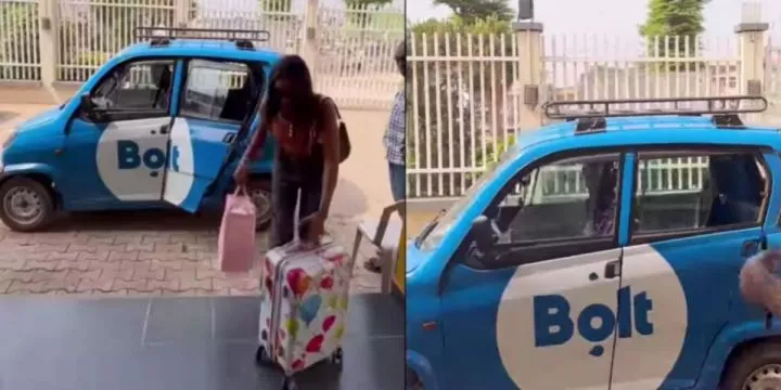 Lady orders bolt ride in Ibadan, gets special car