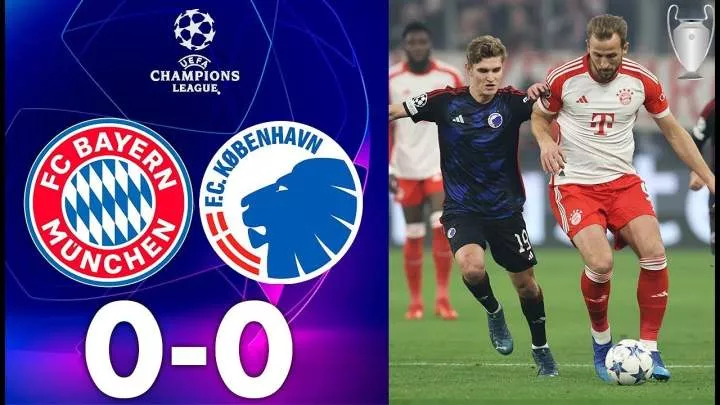 Bayern Munich 0 - 0 FC Copenhagen (Nov-29-2023) Champions League Highlights