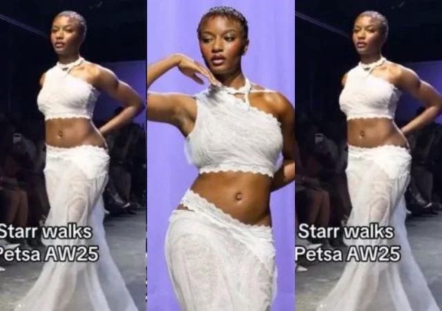 Netizens React as Ayra Starr Participated in Runway Activity at the London Fashion Week