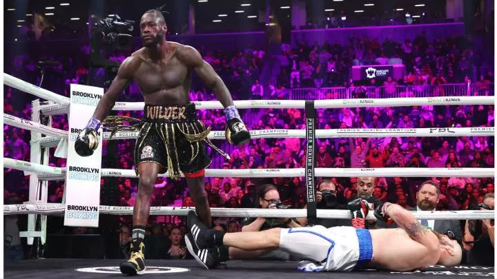 Deontay Wilder defeated Robert Helenius in his most recent contest