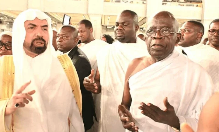 President Tinubu Performs Tawaf in Mecca (Photos/Video)
