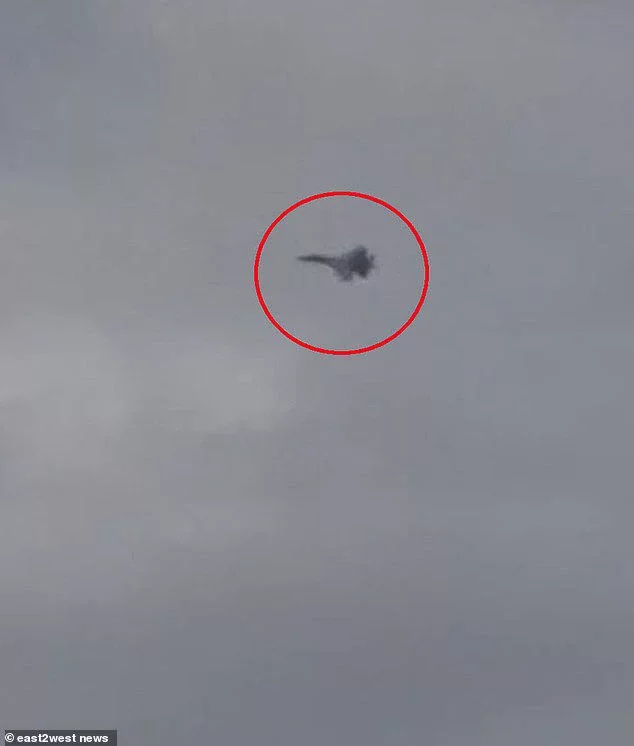 In dramatic footage, the Polish - NATO - plane was seen tailing the Russian Su-35 in a combat over the Gulf of Finland