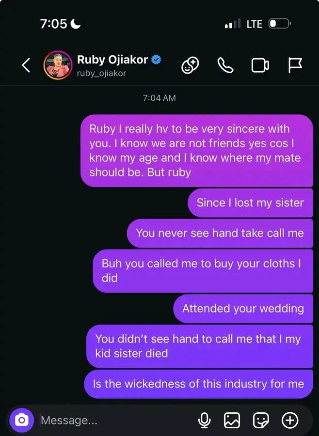 Drama as Chinelo Rita calls out Ruby Ojiakor, issues warning