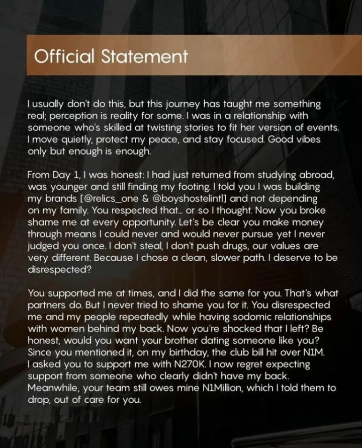 Zion breaks silence after BBNaija reunion clash with Chinwe, makes shocking revelation