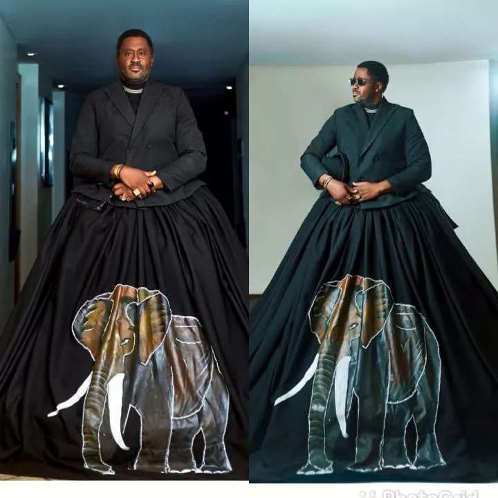 Veteran Actor, Desmond Elliot's Stunning Outfit to the AMVCAs (Photos) Veteran Actor, Desmond Elliot's Stunning Outfit to the AMVCAs (Photos)