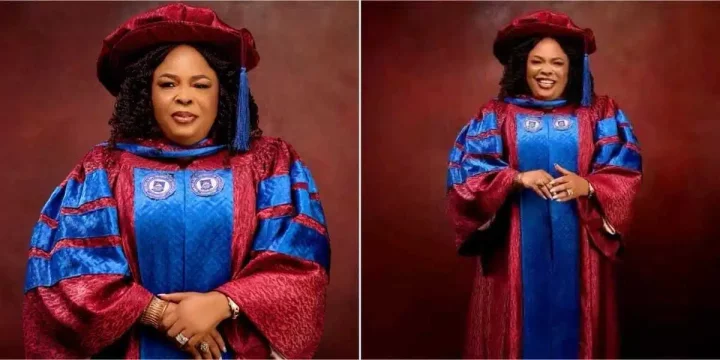 Patience Jonathan bags Doctorate degree, urges Nigerians to keep learning Patience Jonathan bags Doctorate degree, urges Nigerians to keep learning