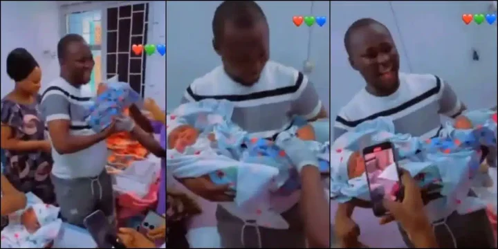 Celebration as two pregnant women give birth same day for same man