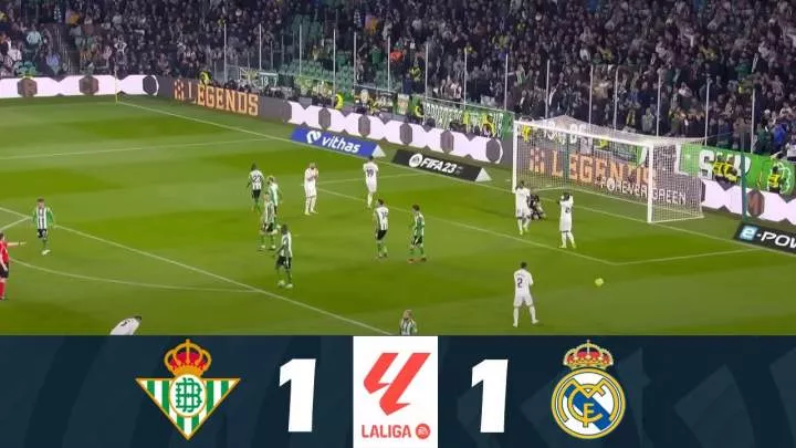 Real Betis 1 - 1 Real Madrid (Dec-09-2023) LaLiga Highlights