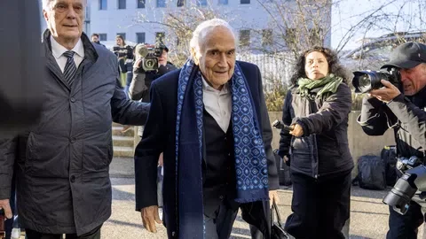 Ex-FIFA president aged 89 storms Swiss court over fraud accusations after being DISGRACED out of office and BANNED from football