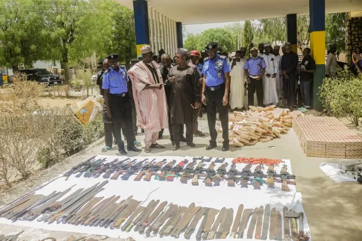 Kano police dismantle gun smuggling network, recover 19 rifles with 114 live cartridges