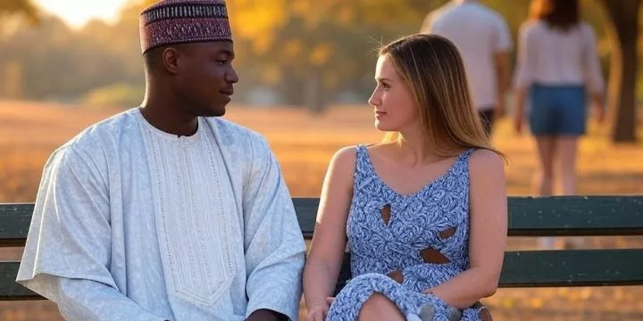 US-based Nigerian man regrets teaching Oyinbo wife Naija insult