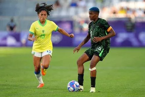 Super Falcons lost their opening game in the Olympic Games Women's football tournament against Brazil