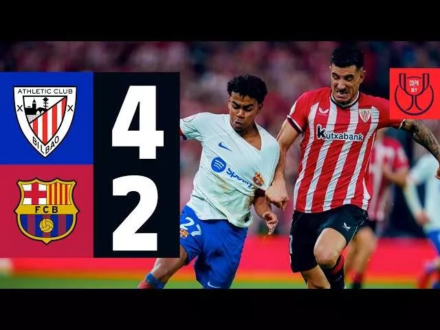 Athletic Club 4 - 2 Barcelona (Jan-24-2024) Copa del Rey: Quarter-Finals Highlights