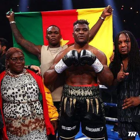 UFC fighter Francis Ngannou was defeated by WBC heavyweight champion Tyson Fury in Saudi Arabia. X/Top Rank Boxing