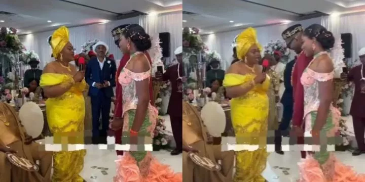 Groom's mother reveals she rejected many women for her son during wedding day prayer