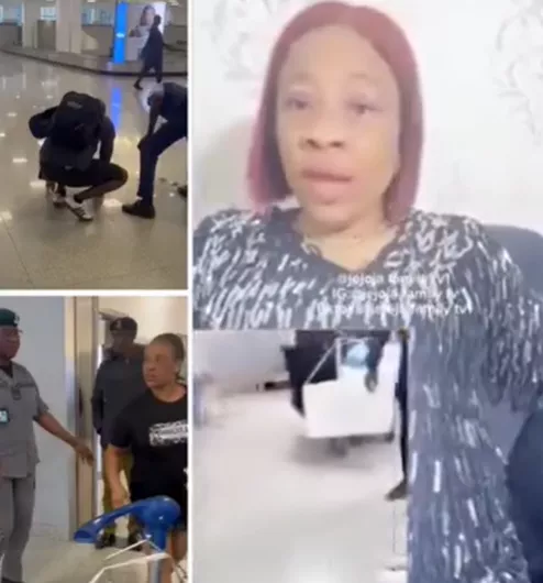 Woman who tore her husband?s passport at Lagos airport breaks her silence