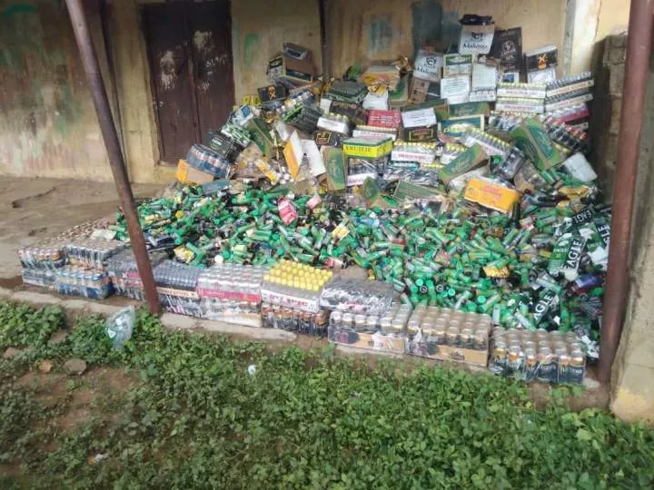 Hisbah seizes cartons of alcohol worth millions of Naira in Katsina