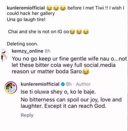 ?No bitterness can spoil our joy and laughter?- Actor Kunle Remi replies Instagram user who appealed to him to take his marriage off social media