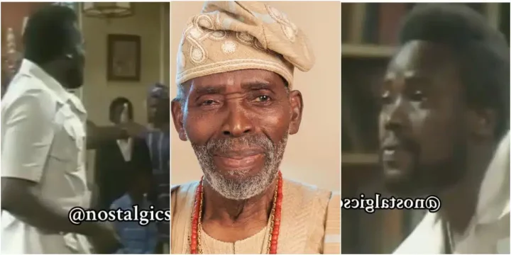 Tunde Ednut sparks reactions as he shares a 47 year old video of Olu Jacobs in old movie
