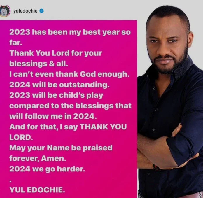This Can't Possibly Be Your Best Year, Pay My 50k - Sarah Martins Blasts Yul Edochie For Saying 2023 Is His Best Year So Far 2