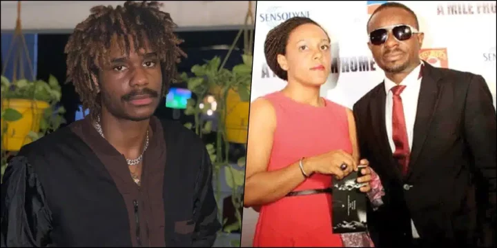 "If you are not supporting my mum on this, block me" - Emeka Ike's son, Michael