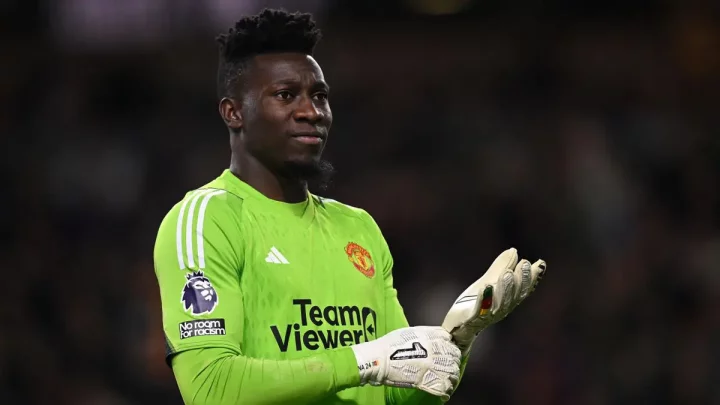 Europa League: Very disappointing - Onana reacts to Man Utd's 1-1 draw with Fernabahce