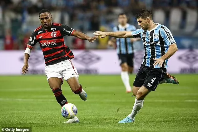 Manchester United have already been linked with Flamengo attacking midfielder Lorran (left)