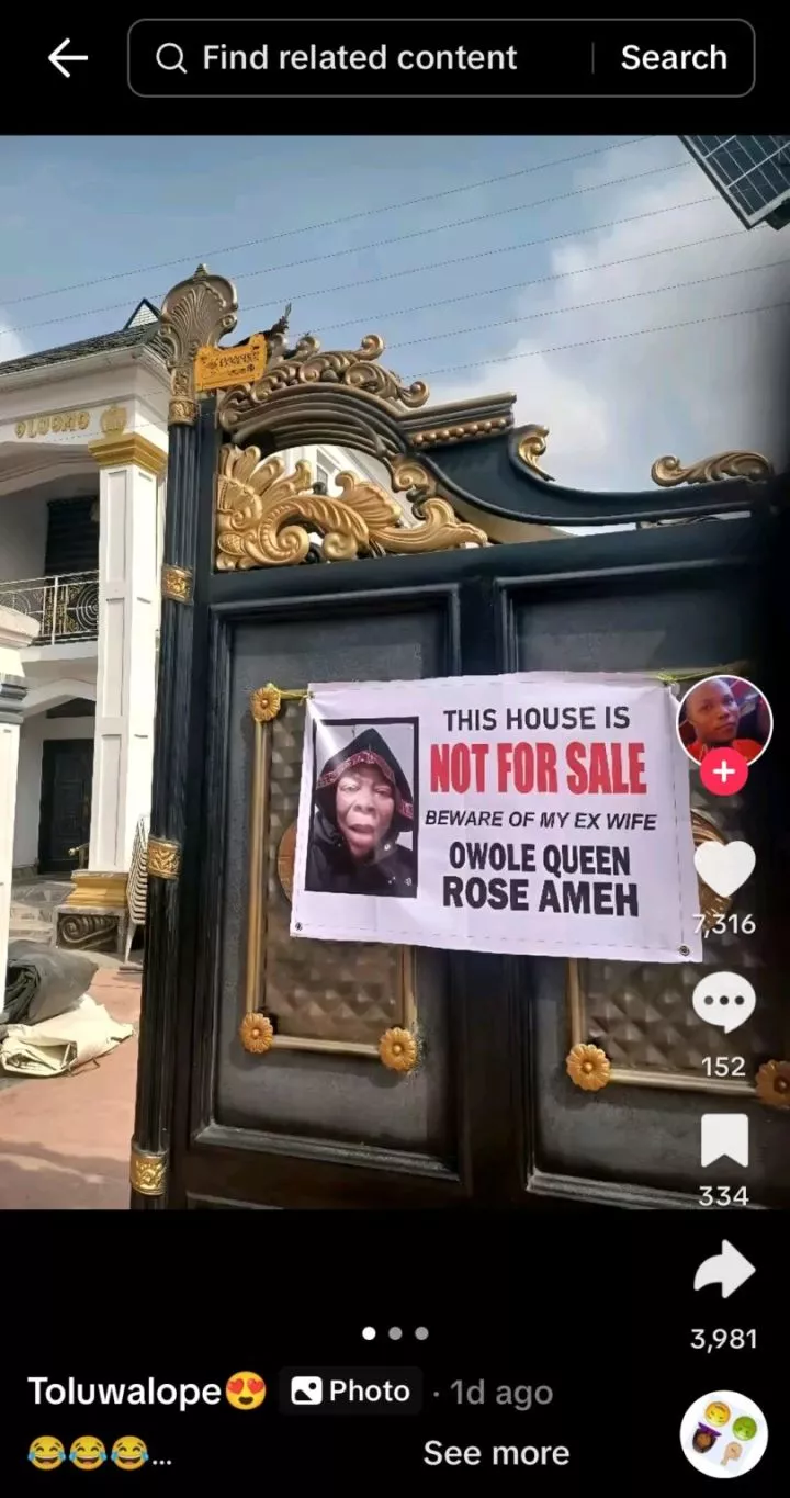 Prince publicly shames ex-wife with banner, warns of fraudulent house sale