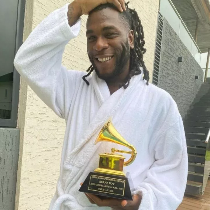 'Shebi na you be African princess; only you rush bend down collect Grammy' - Cubana Chief Priest to Burna Boy