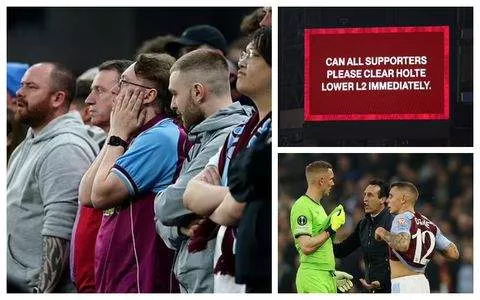 Aston Villa fan suffers cardiac arrest during game leading to delay against Olympiacos