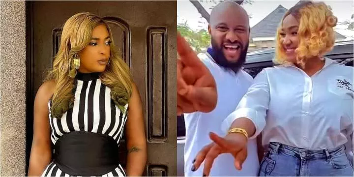 "Happily inside bottle, I love how you punish and pepper them" - Blessing CEO hails Yul Edochie and Judy Austin
