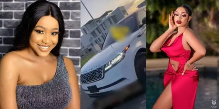 Actress Uche Montana splashes millions of Naira on a Range Rover (video)